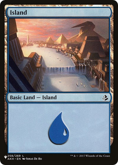 Island (258) (Secret Lair Commander: From Cute to Brute) Light Play