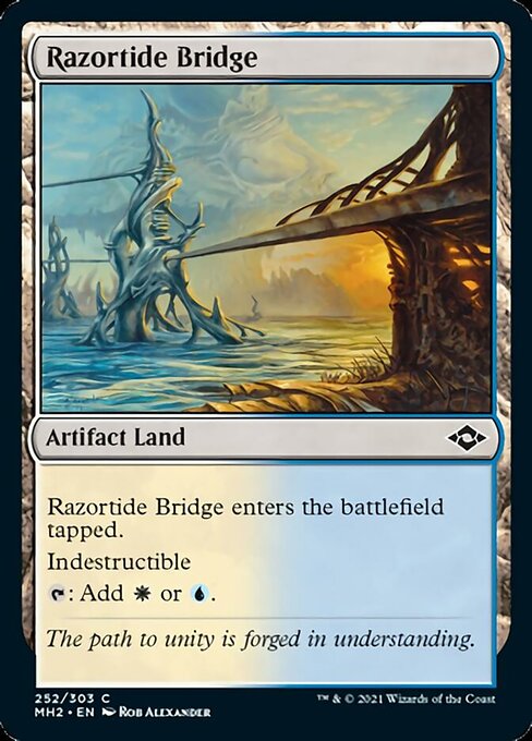 Razortide Bridge (Modern Horizons 2) Light Play