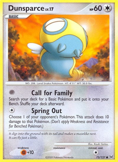 Dunsparce (Platinum) Damaged / Poor