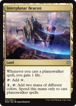 Interplanar Beacon (War of the Spark) Light Play