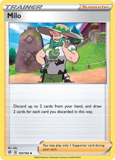 Milo (SWSH02: Rebel Clash) Light Play