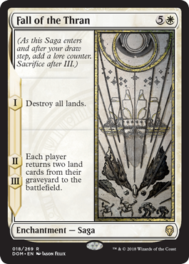 Fall of the Thran (Dominaria) Damaged / Poor