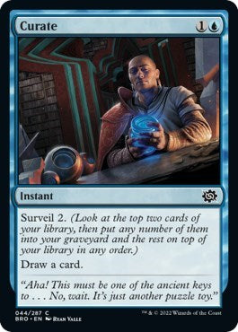 Curate (The Brothers' War) Light Play Foil