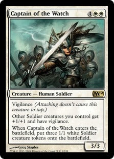 Captain of the Watch (Magic 2010 Core Set) Light Play