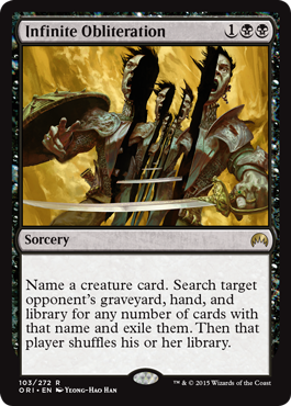 Infinite Obliteration (Magic Origins) Light Play