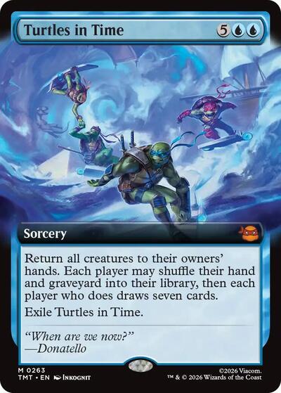 Turtles in Time (Extended Art) (Teenage Mutant Ninja Turtles) Near Mint Foil