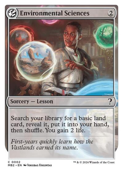 Environmental Sciences (White Border) (Mystery Booster 2) Light Play