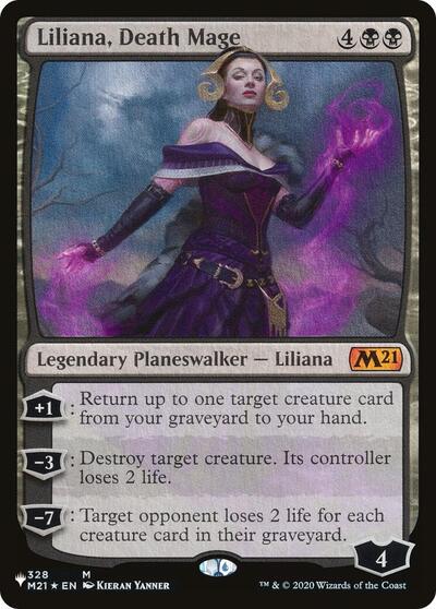 Liliana, Death Mage (The List) Light Play