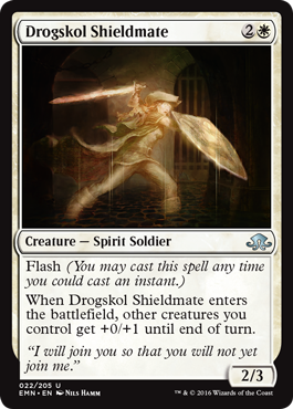 Drogskol Shieldmate (Eldritch Moon) Light Play