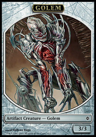 Golem (Token) (New Phyrexia) Light Play