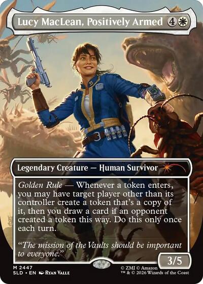 Lucy MacLean, Positively Armed (Secret Lair) Light Play