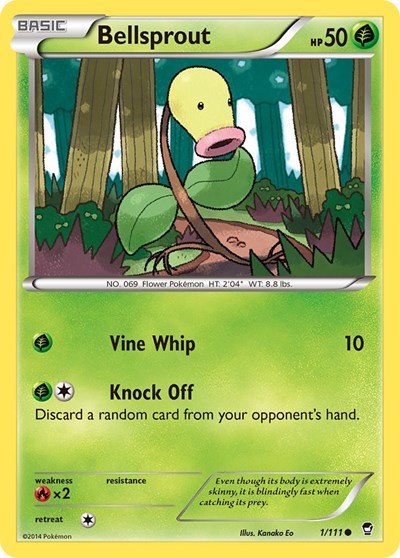 Bellsprout (XY Furious Fists) Light Play