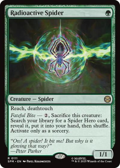 Radioactive Spider (Marvel's Spider-Man) Light Play Foil
