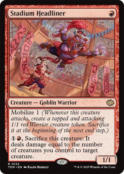 Stadium Headliner (Tarkir: Dragonstorm) Light Play Foil