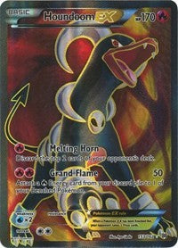 Houndoom EX (Full Art) (XY - BREAKthrough) Light Play Holofoil