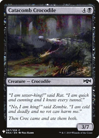 Catacomb Crocodile (Mystery Booster) Light Play