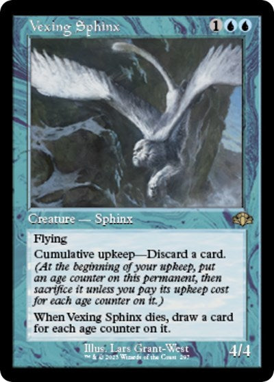 Vexing Sphinx (Retro Frame) (Dominaria Remastered) Light Play