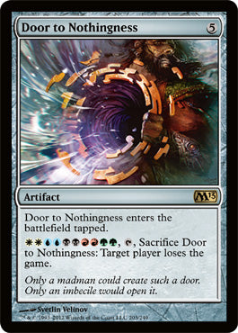 Door to Nothingness (Magic 2013 Core Set) Light Play