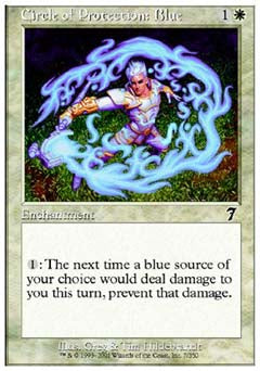 Circle of Protection: Blue (7th Edition) Light Play
