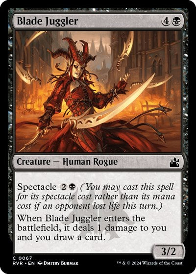 Blade Juggler (Ravnica Remastered) Light Play Foil