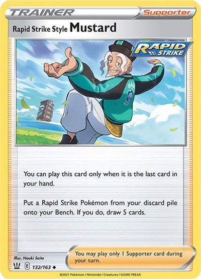Rapid Strike Style Mustard (SWSH05: Battle Styles) Light Play
