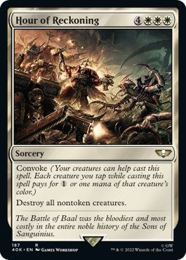 Hour of Reckoning (Universes Beyond: Warhammer 40K) Light Play