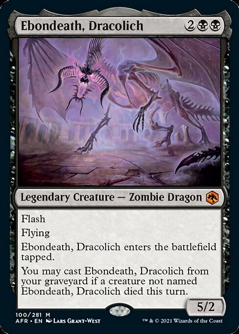 Ebondeath, Dracolich (Adventures in the Forgotten Realms) Light Play