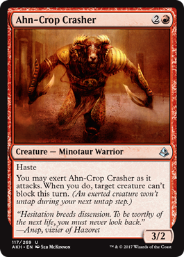 Ahn-Crop Crasher (Amonkhet) Light Play
