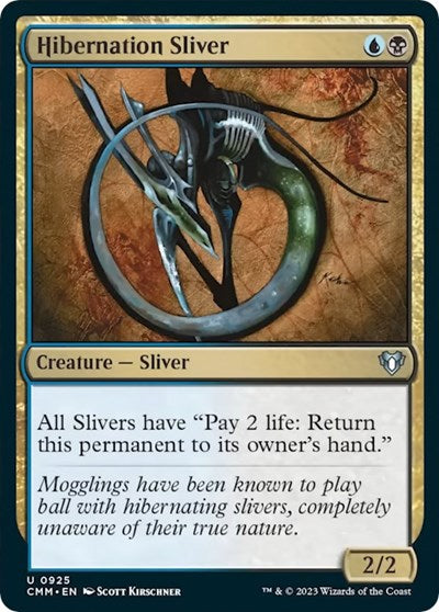 Hibernation Sliver (Commander Masters) Damaged / Poor