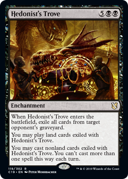 Hedonist's Trove (Commander 2019) Light Play
