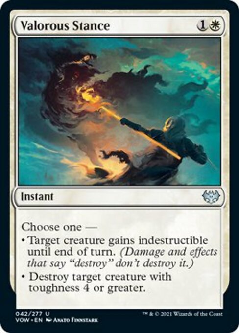Valorous Stance (Innistrad: Crimson Vow) Light Play