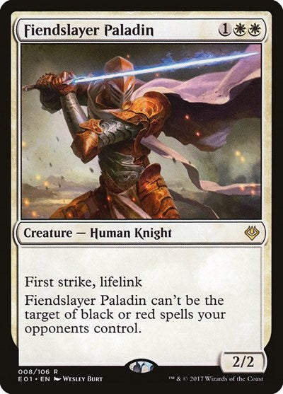 Fiendslayer Paladin (Archenemy: Nicol Bolas) Light Play
