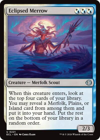 Eclipsed Merrow (Lorwyn Eclipsed) Light Play Foil
