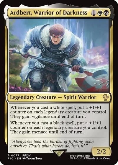 Ardbert, Warrior of Darkness (Commander: FINAL FANTASY) Light Play