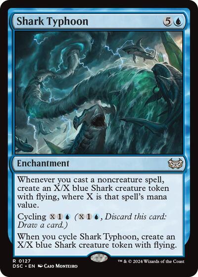Shark Typhoon (Commander: Duskmourn: House of Horror) Light Play