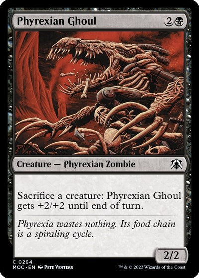 Phyrexian Ghoul (Commander: March of the Machine) Light Play
