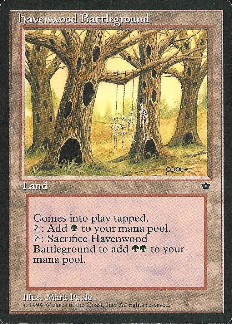 Havenwood Battleground (Fallen Empires) Damaged / Poor