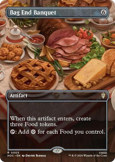 Bag End Banquet (Borderless) (The Hobbit: Eternal-Legal) Light Play
