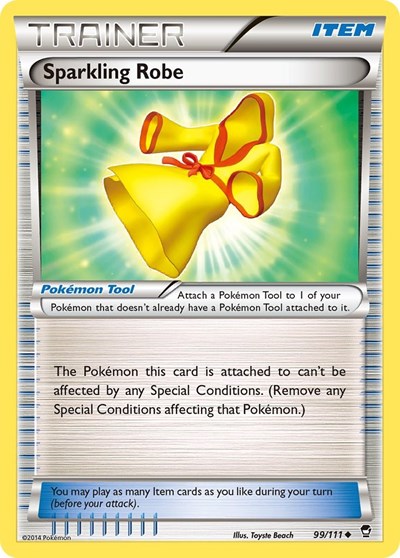 Sparkling Robe (XY - Furious Fists) Heavy Play Reverse Holofoil