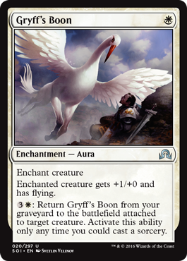 Gryff's Boon (Shadows Over Innistrad) Light Play