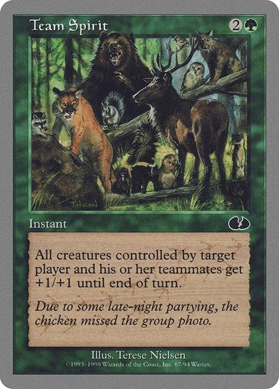 Team Spirit (Unglued) Light Play