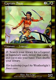 Captain Sisay (Invasion) Medium Play