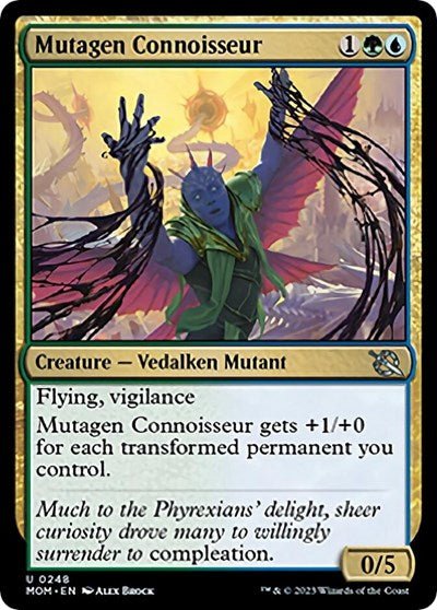 Mutagen Connoisseur (March of the Machine) Light Play Foil