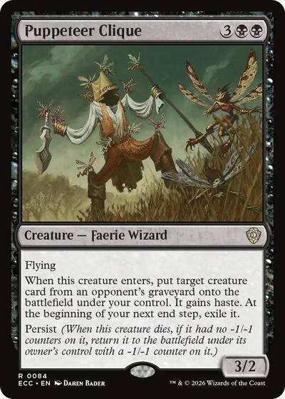 Puppeteer Clique (Commander: Lorwyn Eclipsed) Light Play