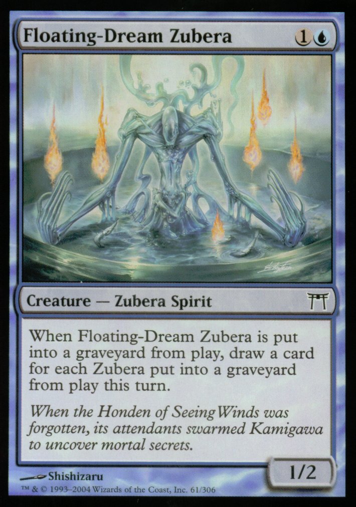 Floating-Dream Zubera (Champions of Kamigawa) Light Play