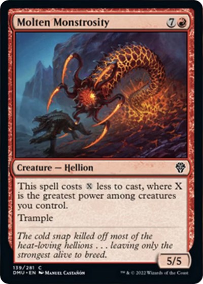 Molten Monstrosity (Dominaria United) Light Play Foil