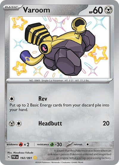 Varoom - 192 (SV: Paldean Fates) Light Play Holofoil