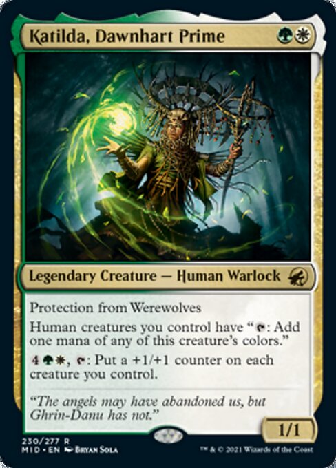 Katilda, Dawnhart Prime (Innistrad: Midnight Hunt) Light Play