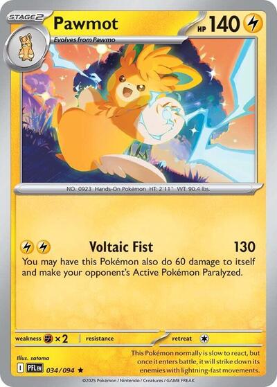 Pawmot (ME02: Phantasmal Flames) Light Play Holofoil