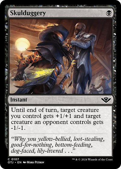 Skulduggery (Outlaws of Thunder Junction) Light Play Foil